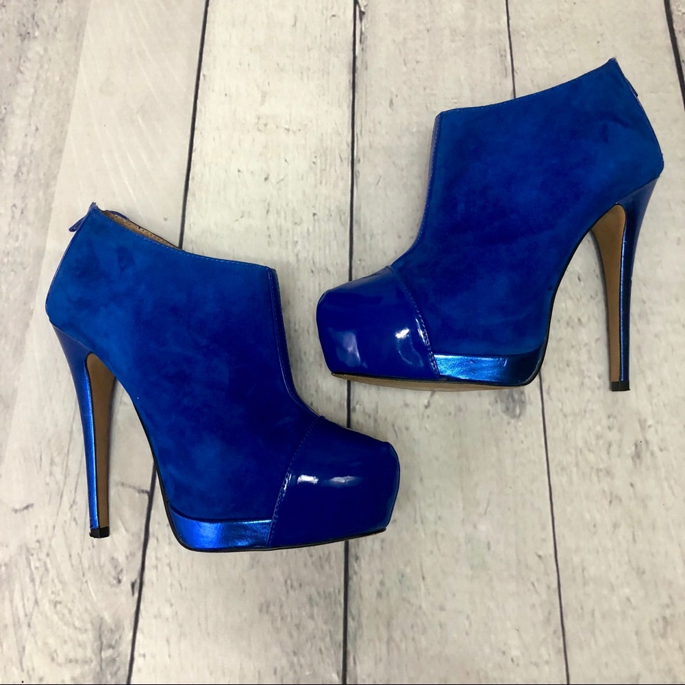 Aldo “Korsen” Blue Suede Boots 8.5